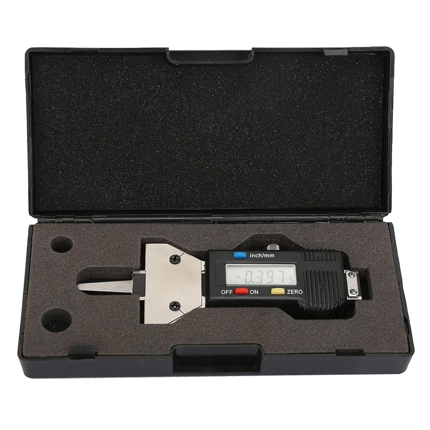 

Depth Gauge, LCD Digital Tire Depth Gauge with Inch and MM Conversion of 0-25mm Checker Tire Tester Check Measure Tool for Cars Motorcycle Trucks SUV