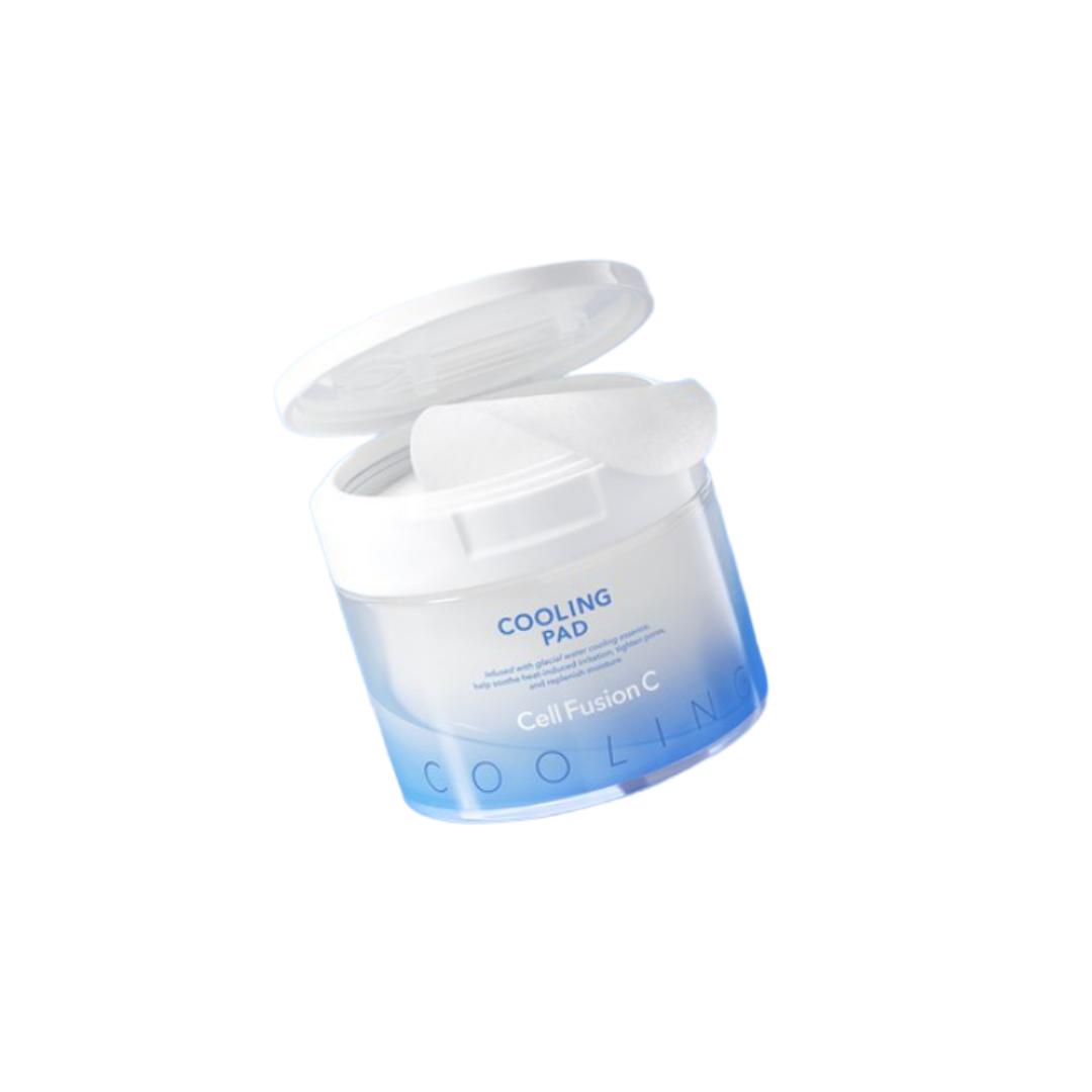 Cell Fusion C Post‑Alpha Cooling Pads Soothing & Hydrating Face Pads 180ml (70 Pads)