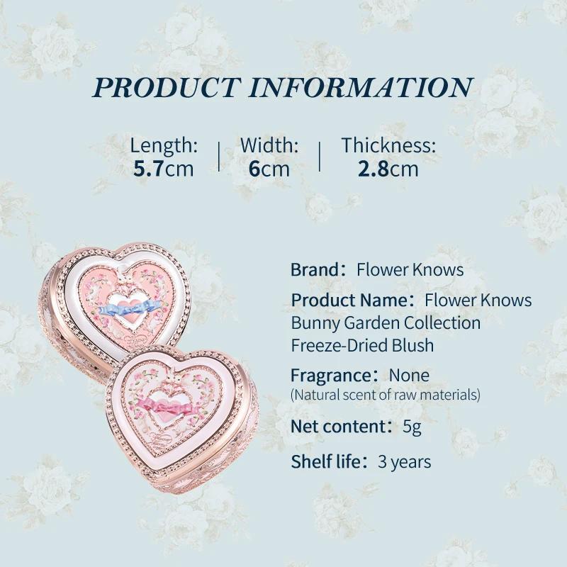 Flower Knows Bunny Garden Collection Embossed Blush