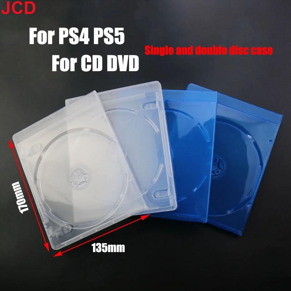 High Quality Plastic CD Game Cover Protective Box For PS1 PS2 PS3 PS4 PS5 Xbox WII Game Disk Holder CD DVD Discs Storage Box