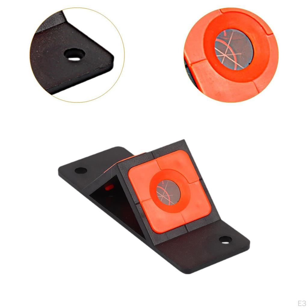 45 Degree Angle Reflection Prism Measurement Plaquette Easy to Install Survey Tool for