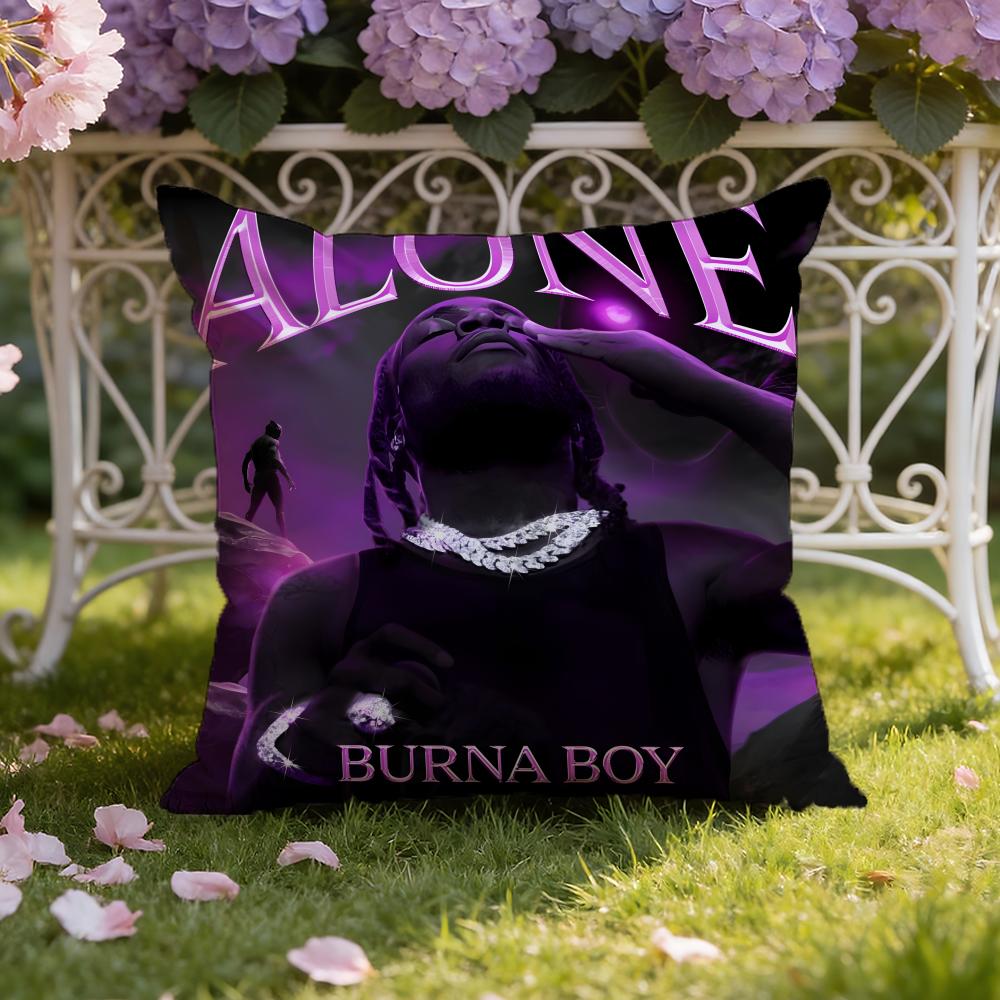 B-Burna Singer Boy Cushion Cover Home & Car Dual-Scene Pillow Cover: Reversible for Premium Comfort
