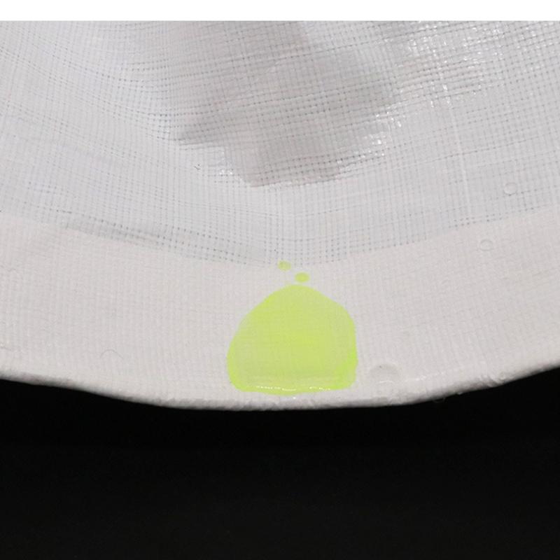 Telo Ombrellone Bianco e Resistente ai Raggi UV Materiale PE Spesso Telo Impermeabile Tende da Esterno Teli per Cortili Campeggio Tessuto per Protezione Solare
