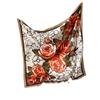 Nouveau Foulard Design Rose Noble et Élégant Cadeau Belle-Mère Foulard Carré Doux Châle