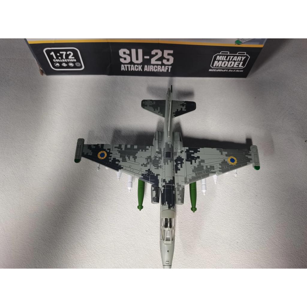 1/72 Model Aircraft Kit Military Model Russian Air Force Su-25 Frogfoot ABS Plastic Model Airplane Building Blocks