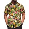 Cheap Floral Shirts Men's Hawaii Holiday Party Blouse 2025 Lapel Beach Shirt Flower Korean Fashion Short-sleeved Womens Clothes