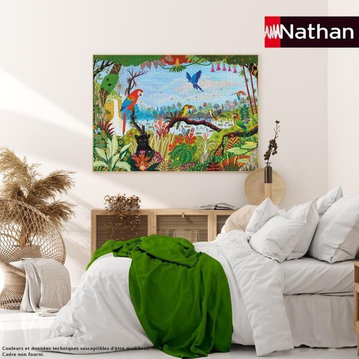 Nathan-puzzle 1500 pièces-jungle animée/alain thomas-adultes et enfants dès 14 ans-puzzle de qualité supérieure-12000942
