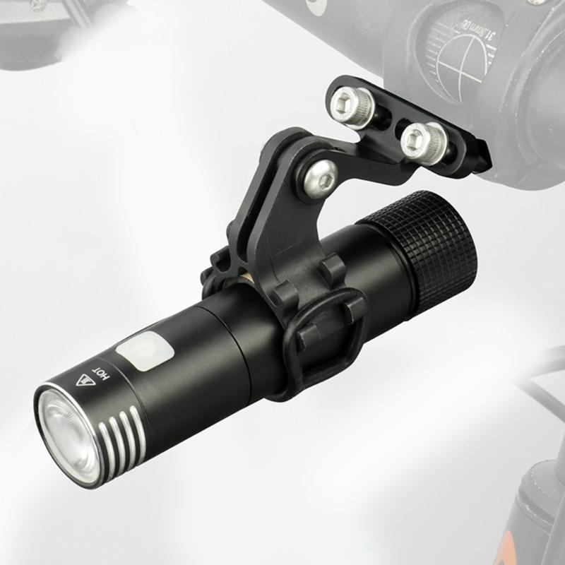 Aluminium-Alloy Bicycle Flashlight Holder Bicycle Headlight Mount Adapter