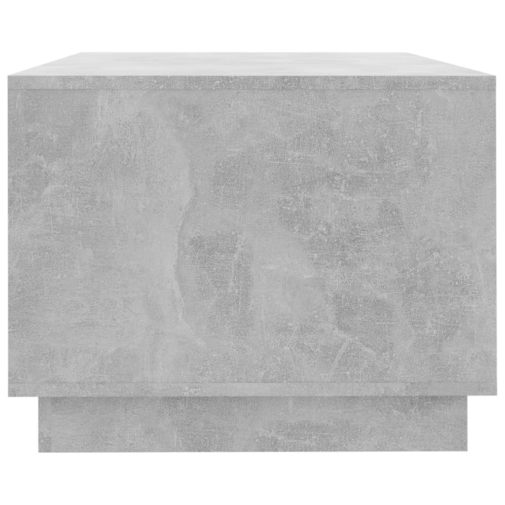 Coffee Table Concrete Grey 102x55x43 cm Wood Based Material