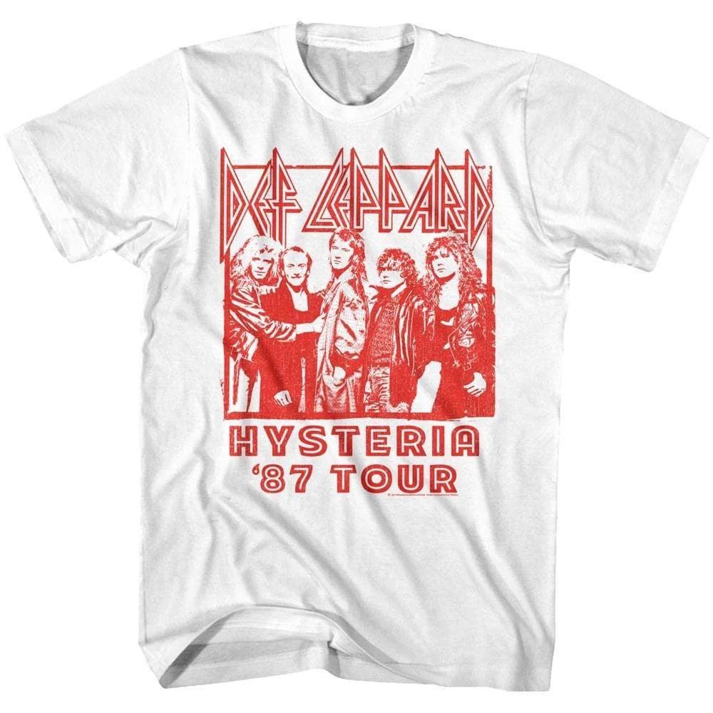 Def Leppard Hysteria Tour  87 Men s T Shirt 2XL