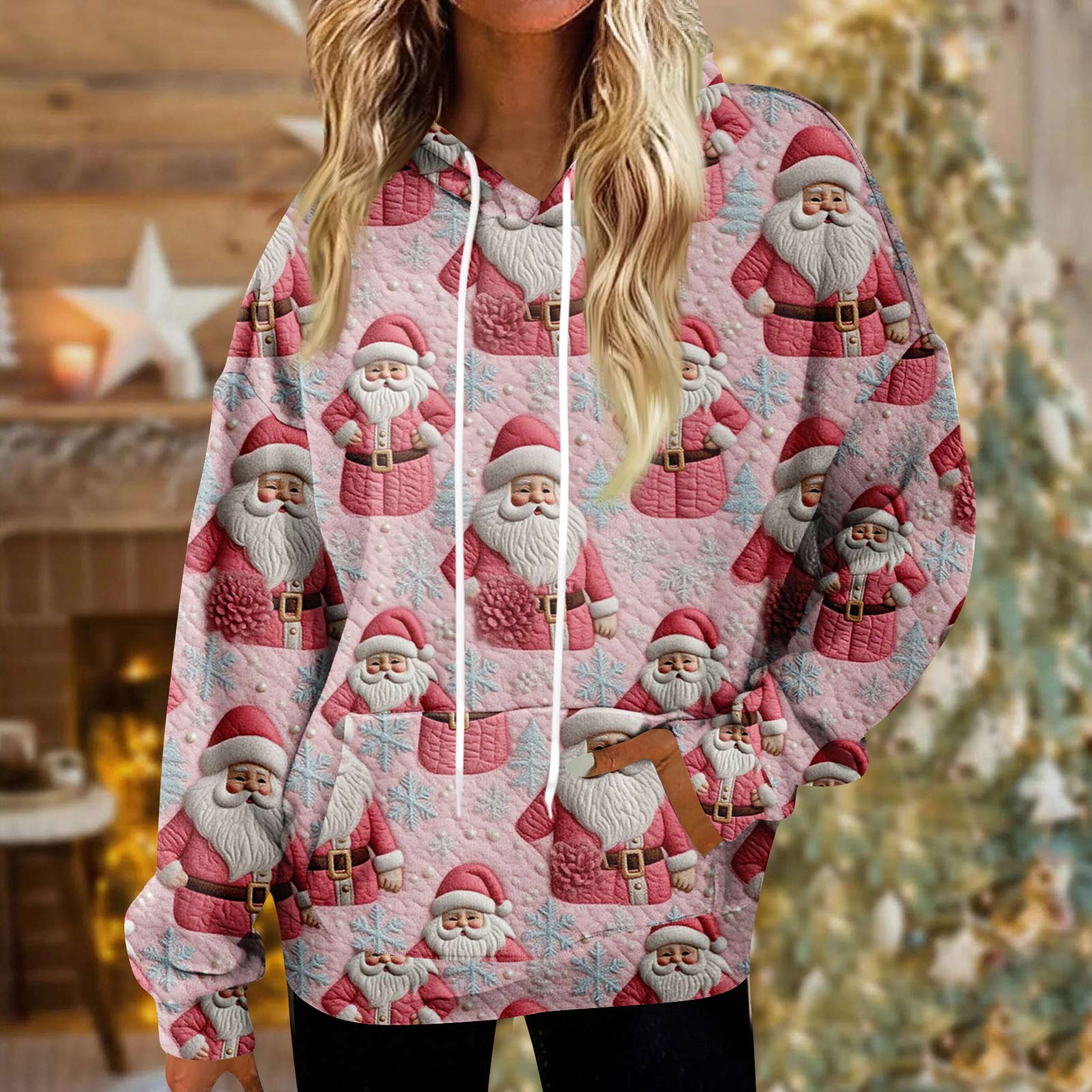 

Толстовки для женщин оверсайз зимние плюшевые милые свитшоты пуловер модная осенне-зимняя одежда M винный