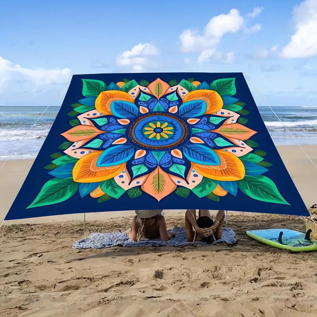 Portable Sun Shelter & Camping Tarp - Outdoor Tent and Picnic Ground Cover