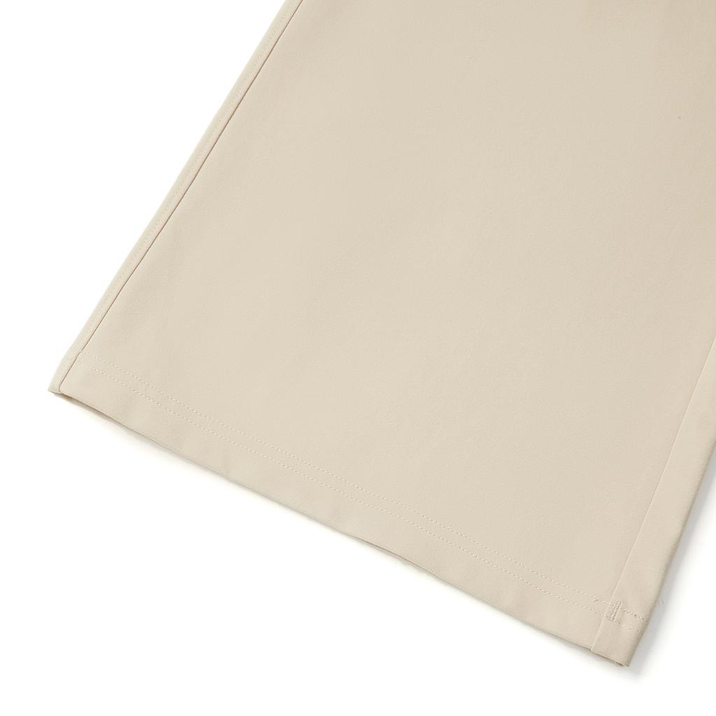 Li Ning Sports Lifestyle Series Solid Color Mid Waist Breathable Versatile Straight Leg Casual Pants Women bottoms Coastal-Gray AKLV200-2