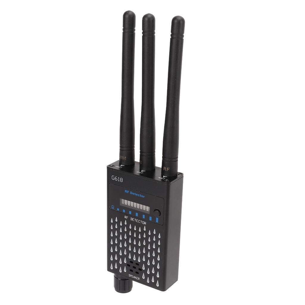 RF Detector Bug WiFi Camera Finder Listening Device GPS Wireless Signal Scanner G618