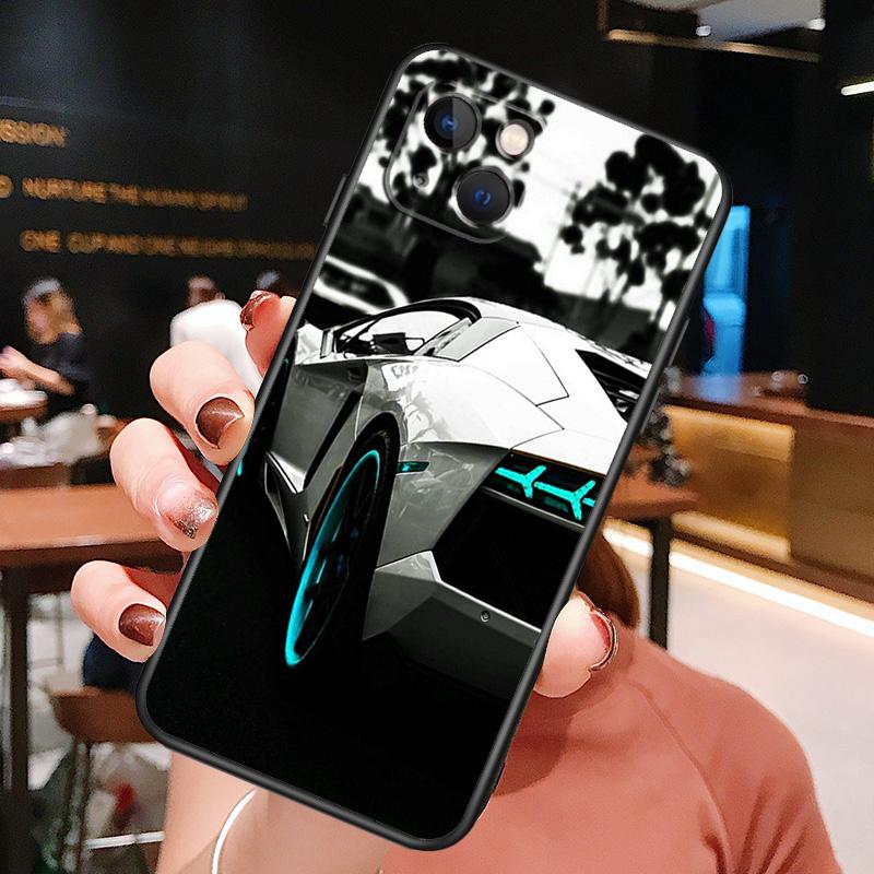Sport Cars Male Men Phone Case For iPhone 16 Pro Max 15 14 12 11 13 Pro Max Plus 12 13 Mini XR 16e Funda Silione Cover