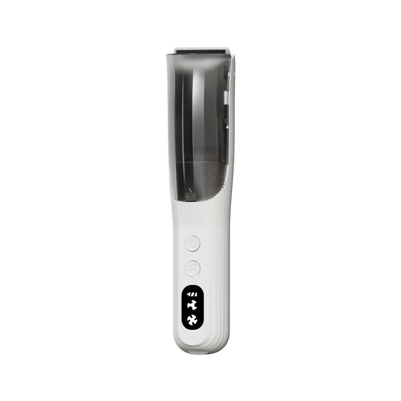 Baby automatic hair clipper, children's specific hair clipper with 2-level suction/rounded ceramic blade/washable blade/1-2 hour battery life
