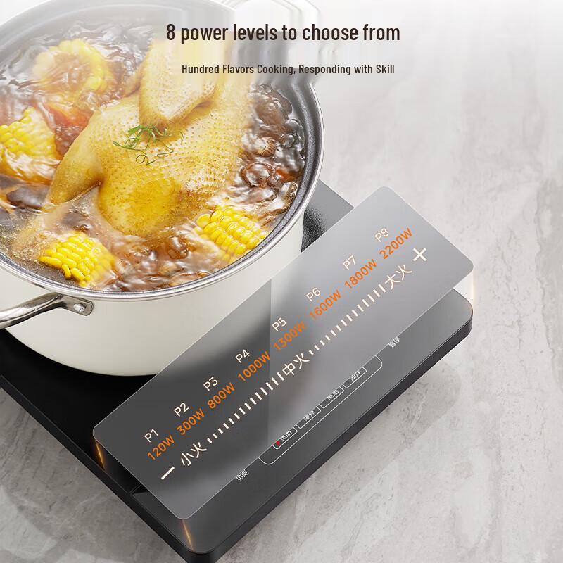 Midea Slim 2200W Induction Cooktop CN Plug (adapter Included)