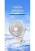 Portable Silent Desktop Fan: Handheld, Rechargeable, 3-Speed, Customizable, Powerful Wind for Dormitories