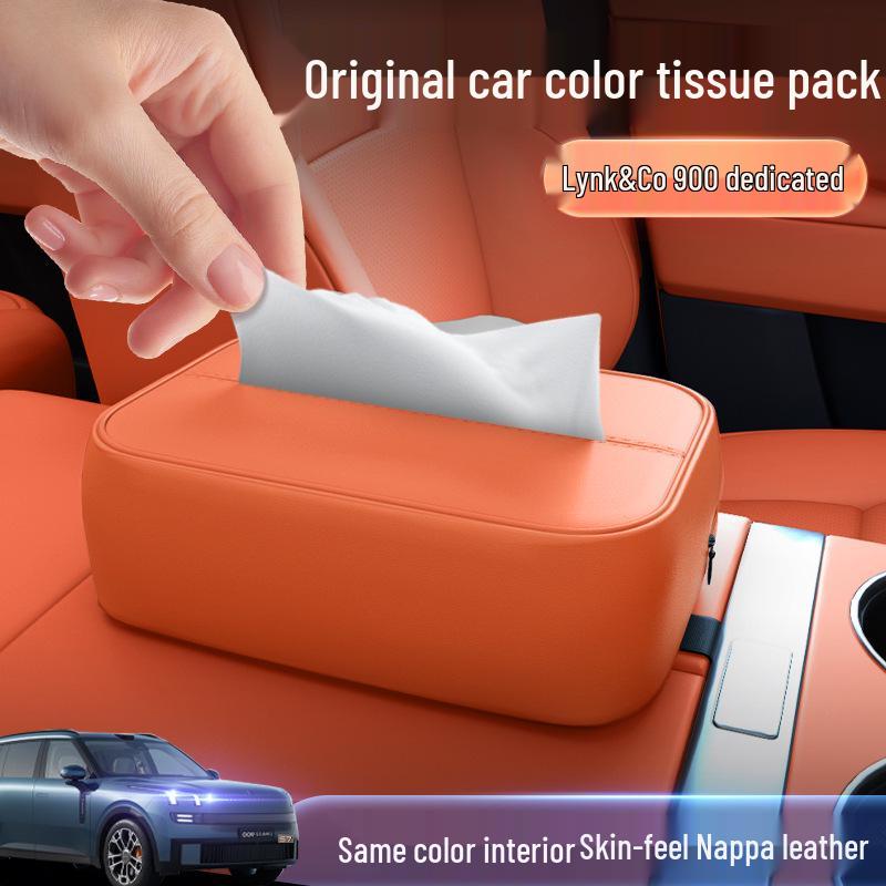 Compatible Tissue Holder for Lynk & Co 900: New Model Car Armrest or Seat Back Hanging Interior