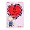 Super7 Peanuts Charlie Brown Valentine Delivery ReAction Figure Inch Peanuts Action Figure with Accessories Classic Cartoon Retro Toy 3.75