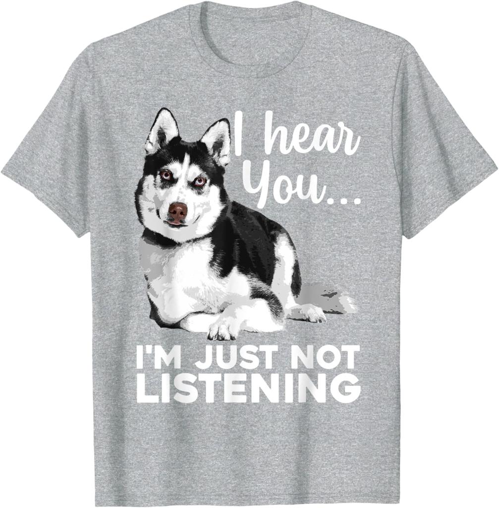 Funny Husky Dog Art for Men Women Kids Siberian Husky Lover TShirt Husky Lover Graphic Tee