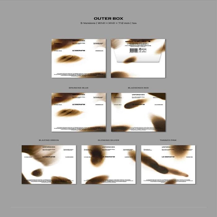 LE SSERAFIM - UNFORGIVEN (Compact Ver./Random Ver.) +2 Gift