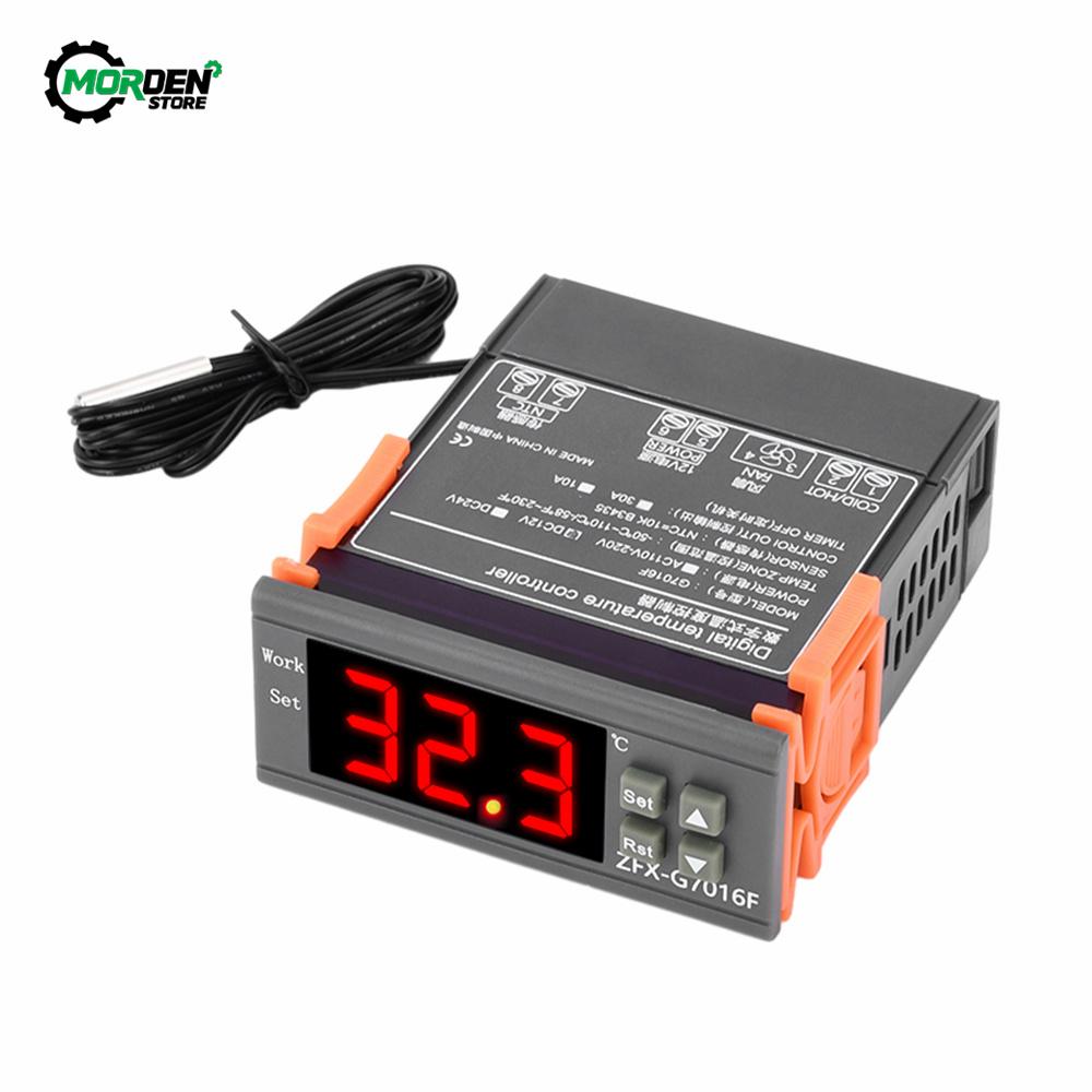 G7116F Digital Temperature Controller Thermostat Thermoregulator incubator Relay Heating Cooling  -11℃~111℃ DC 11V/11V/11A/ 11A