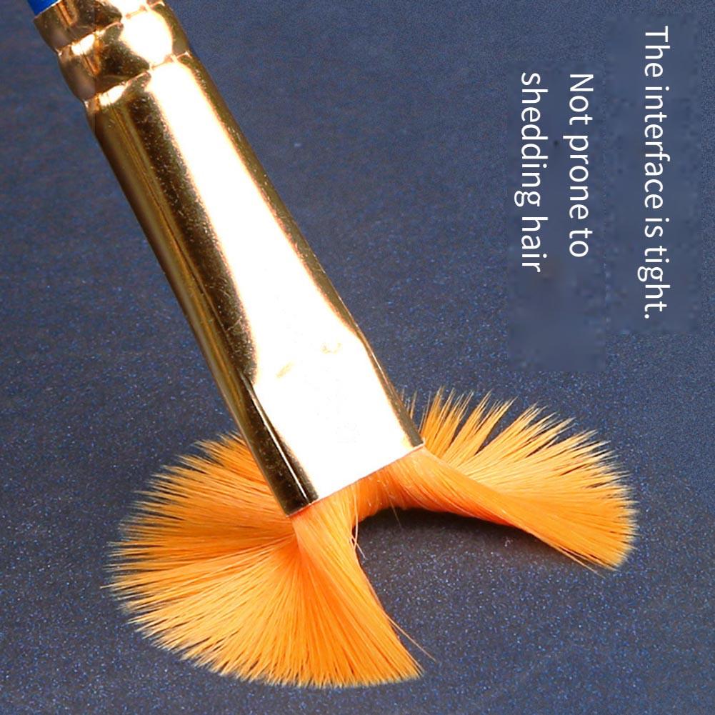 Creative Activities Approximately 167mm In Total Length Acrylic Brushes Short Handle Paintbrushes Acrylic Paintbrush