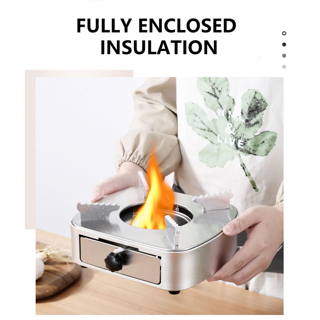 Small Stove For Indoor Use, Portable Camping Stove, Small Cooker, Camping Stove, Stainless Steel For Camping/BBQ/Picnics