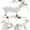 "1-9 inch Plastic Animal & Dinosaur Model Toy Set"