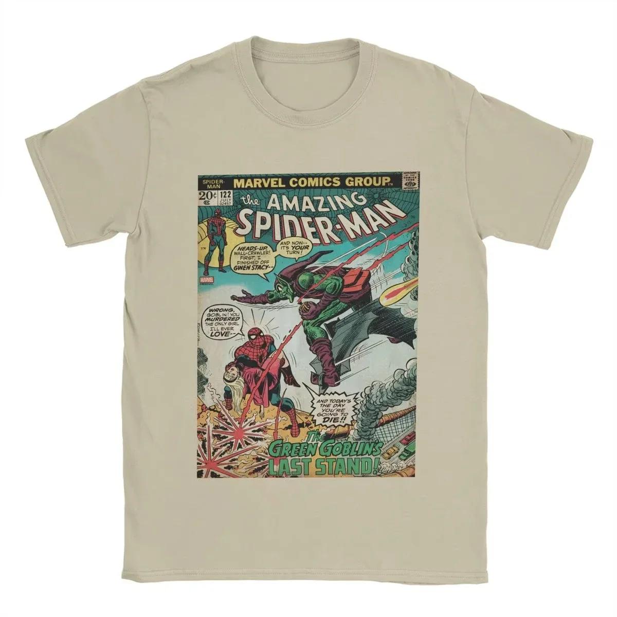 

Мужские футболки Человек-паук Spiderman из чистого хлопка, смешные футболки с коротким рукавом и круглым вырезом, оригинальная футболка#Цвет(1) XXXXXL чёрный