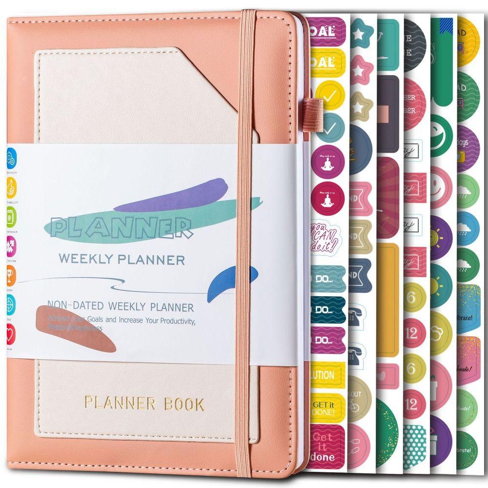 

Записная книжка-планировщик на месяцы, блокнот-дневник, блокнот на 365 дней, деловой блокнот, канцелярские товары 3