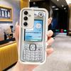 Phone Case for Samsung Galaxy A17 A16 A15 A14 A13 Funny Retro Callphone A56 A36 A26 A55 A35 A25 A54 A34 A24 A53 A33 A23 A07 A06