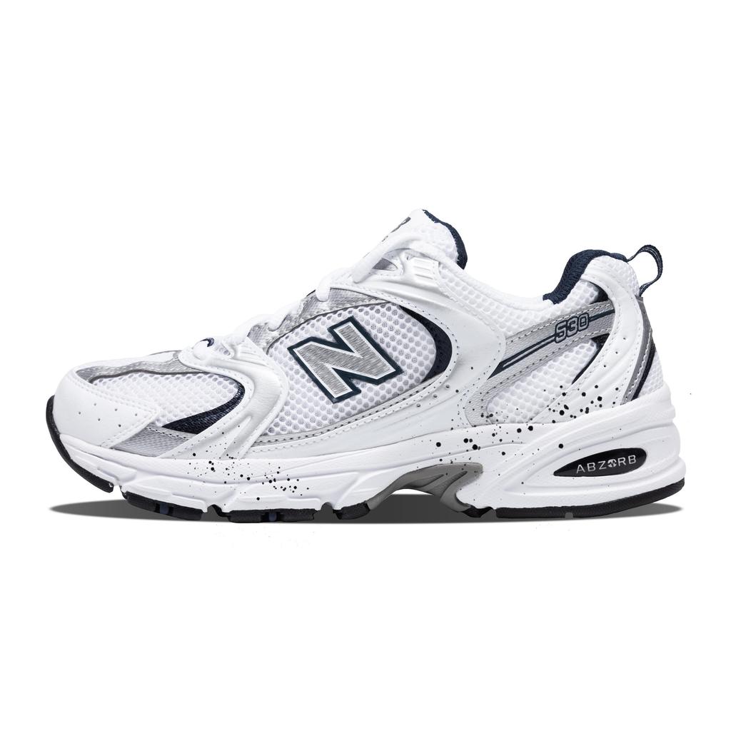New Balance NB 530 Slip Resistant, Abrasion Resistant, Breathable Low top Running Shoes Unisex Silver MR530SG(Team348-)