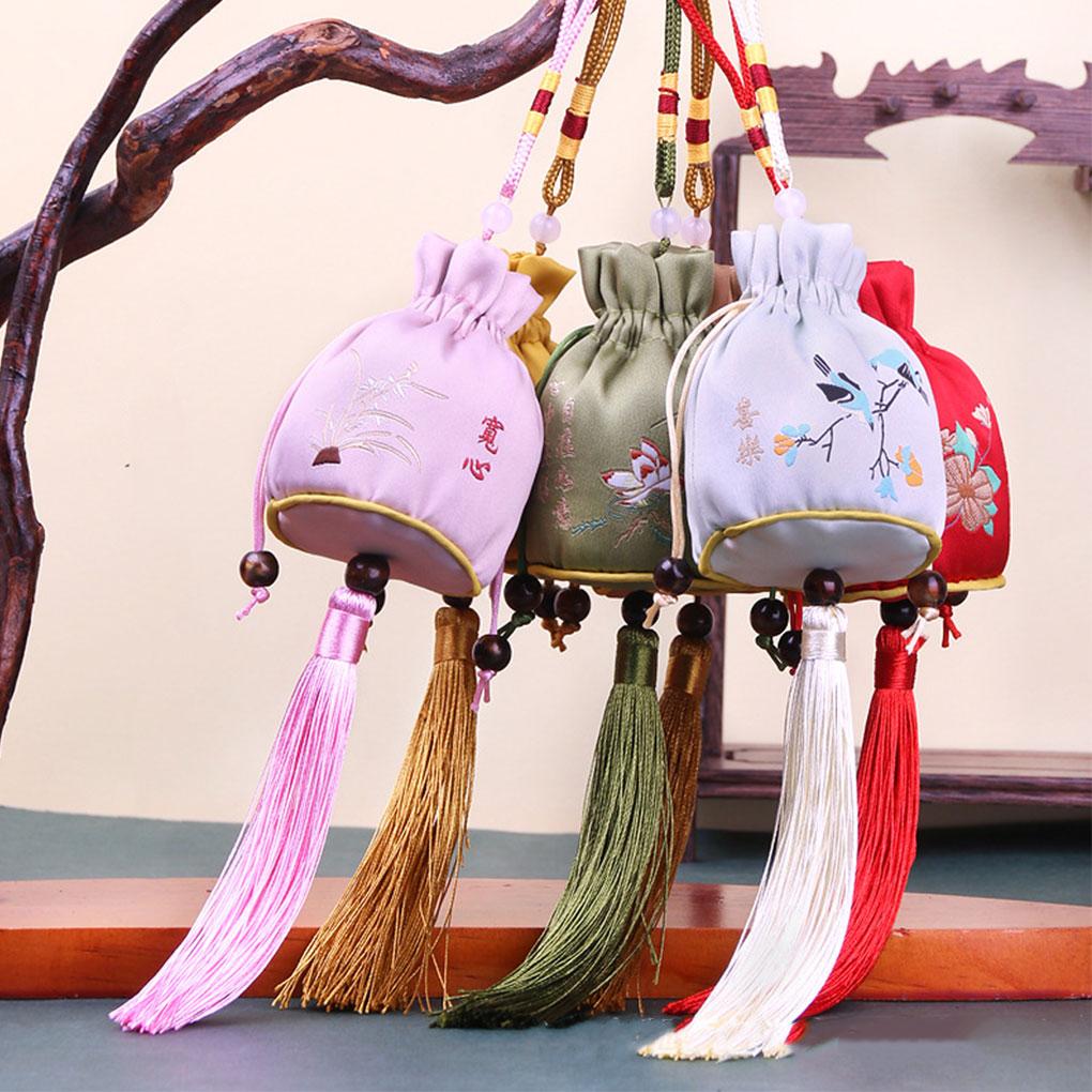 Sachet Bag Traditional Chinese Style Portable Cloth Bags Vintage Pouch Gifts Party Favor Jewelry Decoration Pocket