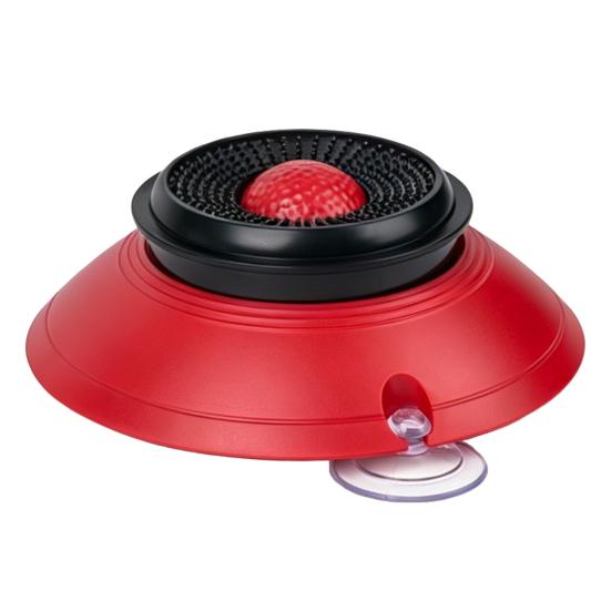 Dog Licking Bowl with Rolling Ball, No-Spill Slow Feeder for Liquid Treats, Anti-slip Suction Cup Bone Broth Yogurt Lick Toy for Dogs Cats