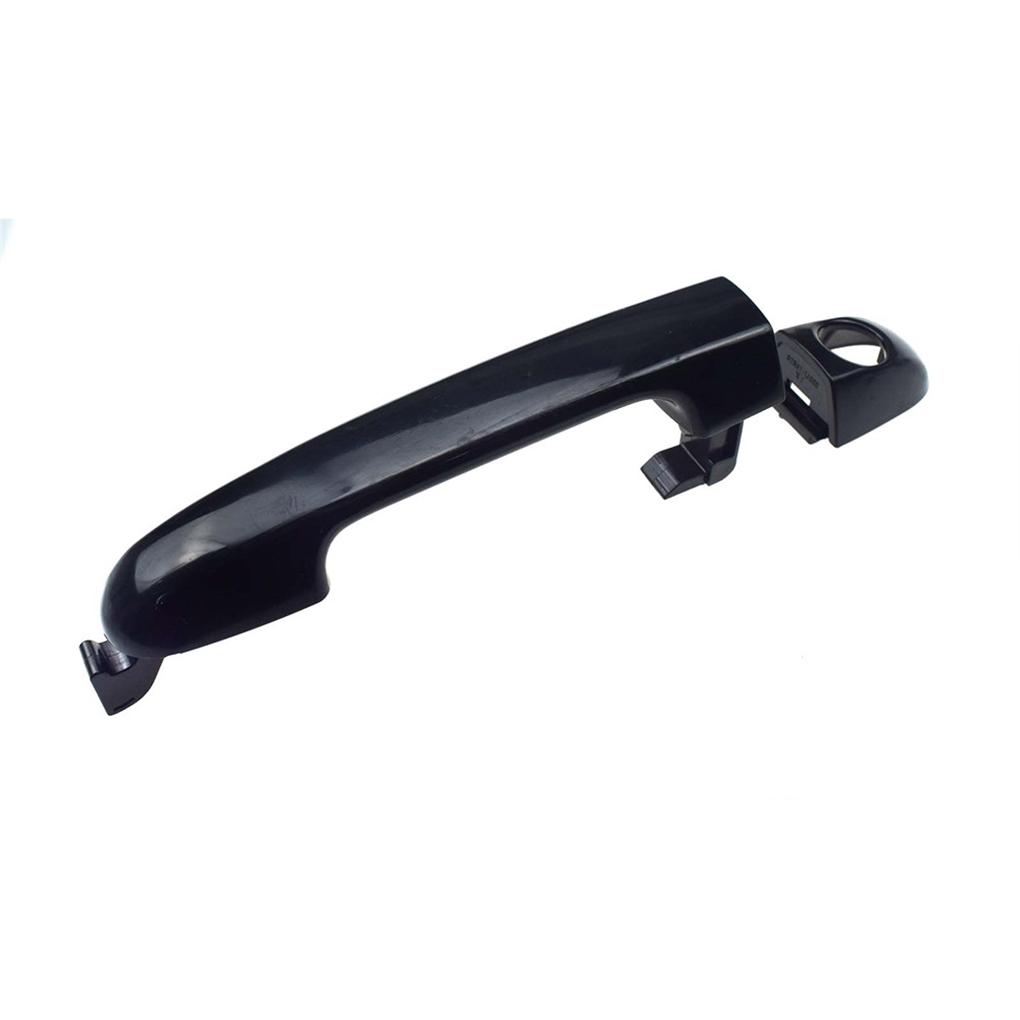 4pcs Sturdy Car Decorative Accessories Exterior Door Handle Cover In Black Black Appearance Is