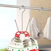 New Stainless Steel Shoe Drying Rack Hanging Windproof Drying Shoe Hook Space Saving Shoe Rack
