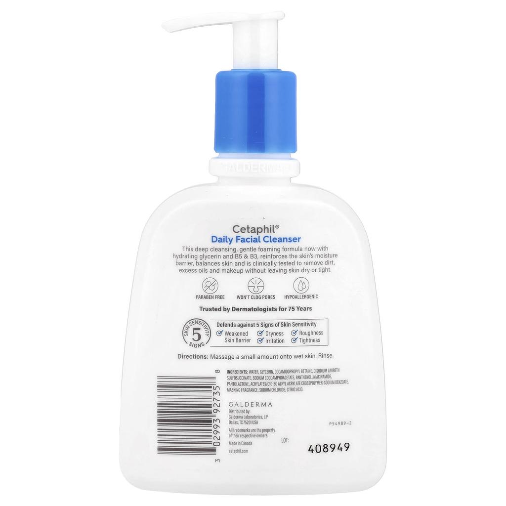 Daily Facial Cleanser, Normal to Oily Skin, 237Ml(8Fl Oz)