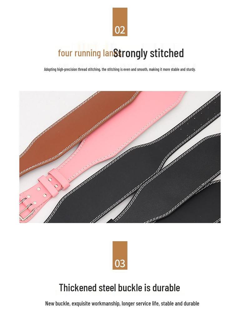 Fitness Weightlifting Waist Support Belt for Squat and Deadlift Training