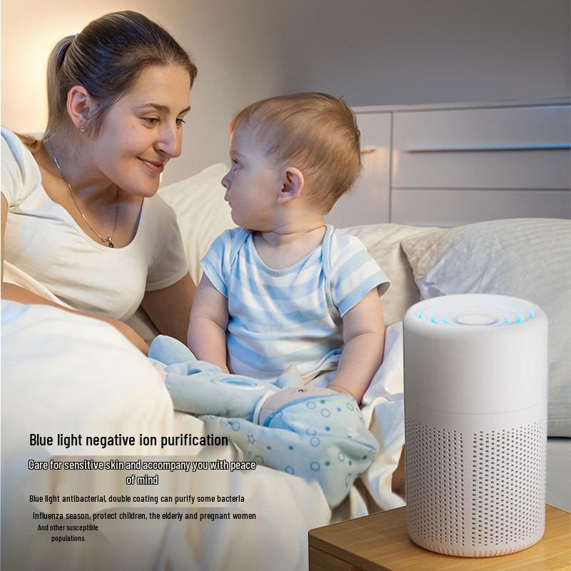 USB Desktop Air Purifier: Removes Odors, Deformaldehyde, and Indoor Dust