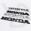 3D ABS Honda Logo Car Emblem Badge For Fit Civic Freed Fiber Accord CRV CR V Jazz Hybrid Odyssey Rear Trunk Sticker Accessories