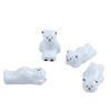 1pc Japanese Ceramic Cute White Bear Rack Penholder Incense Burner Holder Chopstick Rest Table Decor For Kitchen Home Ornament