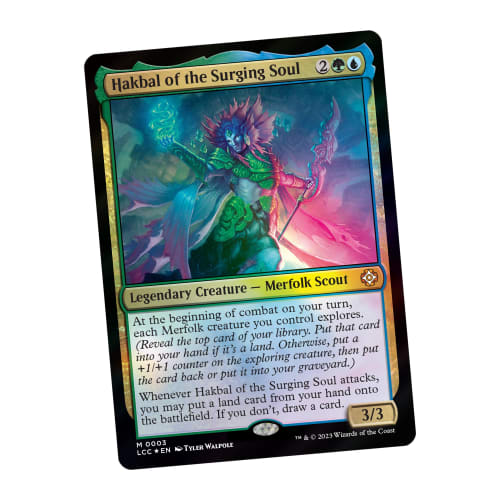 Magic: The Gathering The Lost Caverns of Ixalan Commander Deck - Explorers of The Deep (100-Card Deck, 2-Card Collector Booster Sample Pack + Accessor