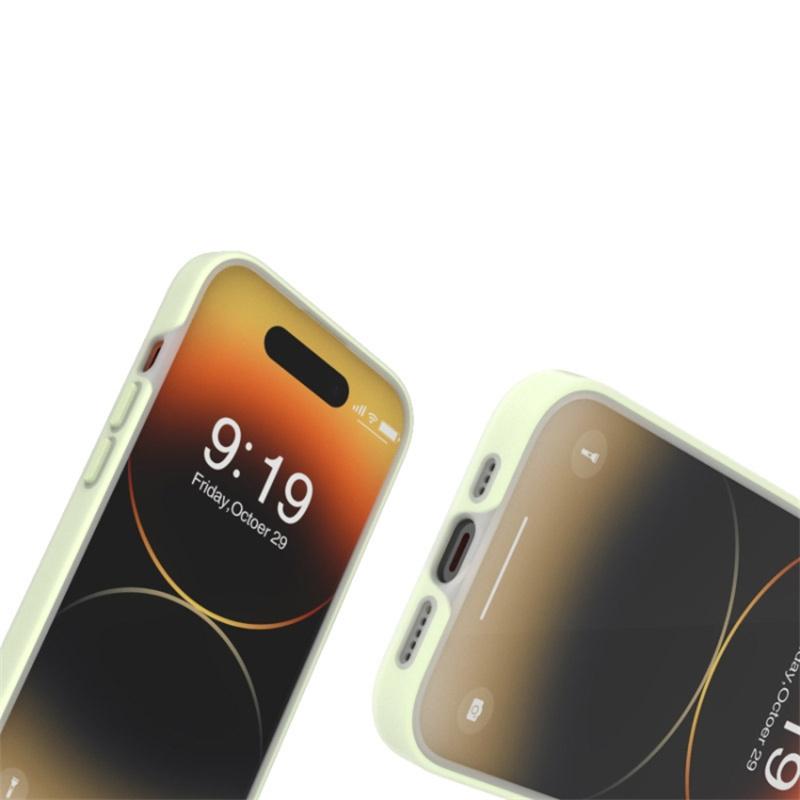 

For iPhone 14 Pro Case with Glass Lens Film,Liquid Silicone Soft Phone Cover Orange