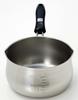 Pearl Metal Made in Japan Milk Pan 14cm Pot Type with Scale IH Compatible Stainless Steel Days Kitchen HB-1049