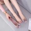 Women Sweet Bowknot Flat Shoes Lady Office Work Single Shoes Female Loafers Mother Girl Student Comfy Casual Shoes Large Size 44