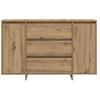 Artisan Oak Sideboard 120 x 41 x 75 cm Particleboard