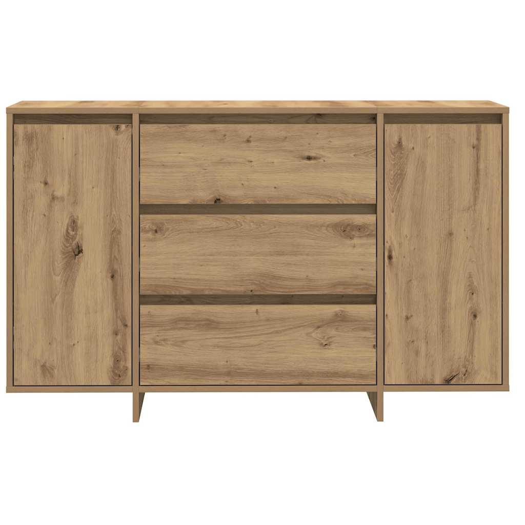 Artisan Oak Sideboard 120 x 41 x 75 cm Particleboard