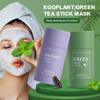 Green Tea Mask Stick, Blackhead Remover Mask, Green Tea Purifying Clay Stick Mask, Deep Pore Cleansing, Face Moisturizing